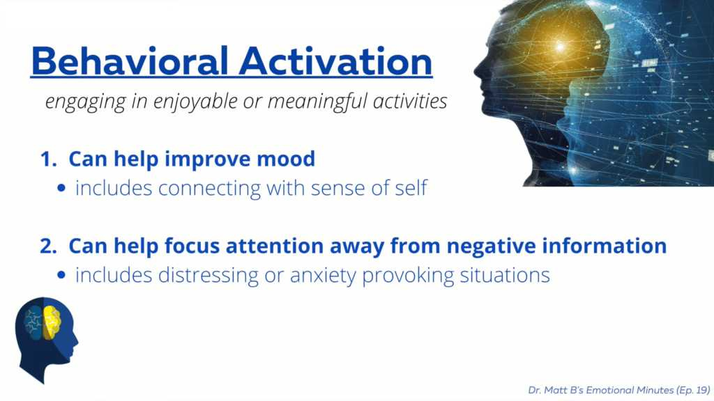 Benefits of Behavioral Activation